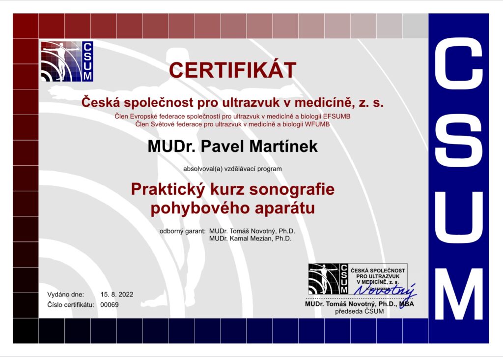 certifikát 2022